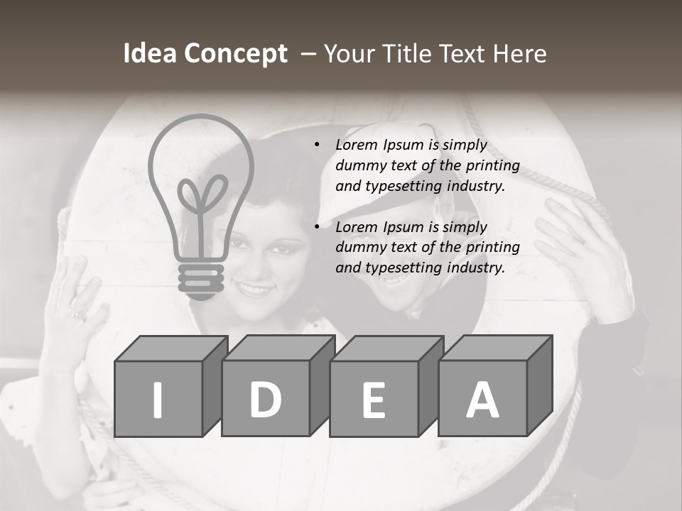 Equipment Headshot Holes PowerPoint Template