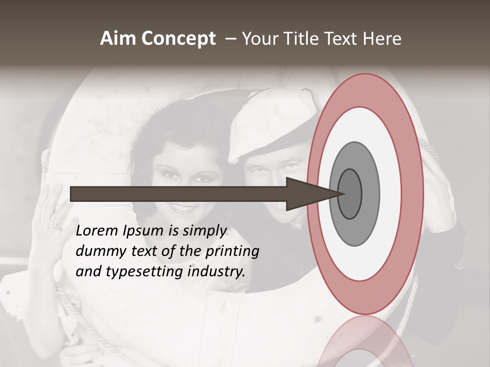 Equipment Headshot Holes PowerPoint Template