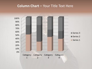 A Man In A Suit With His Arms Crossed PowerPoint Template