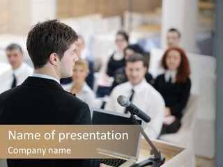 Corporate Executive People PowerPoint Template