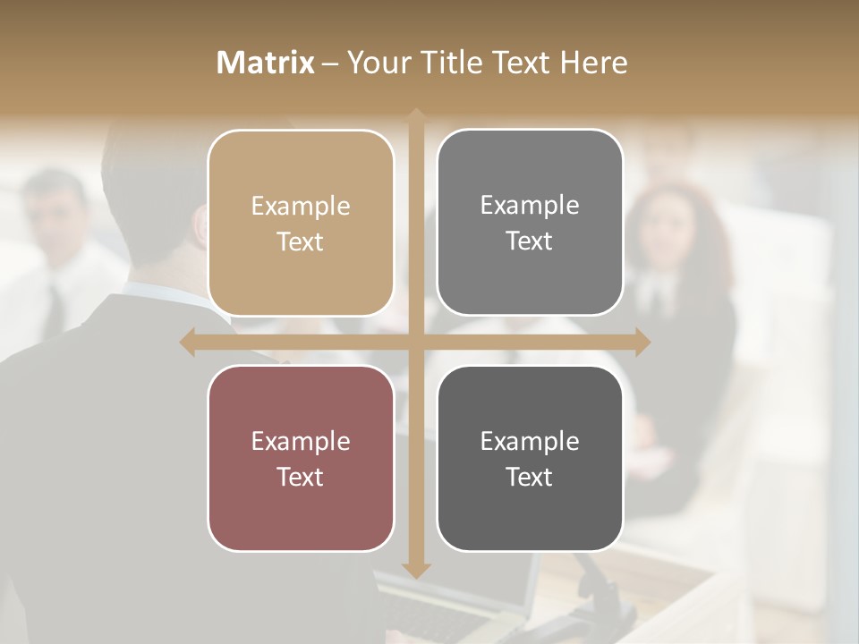 Corporate Executive People PowerPoint Template