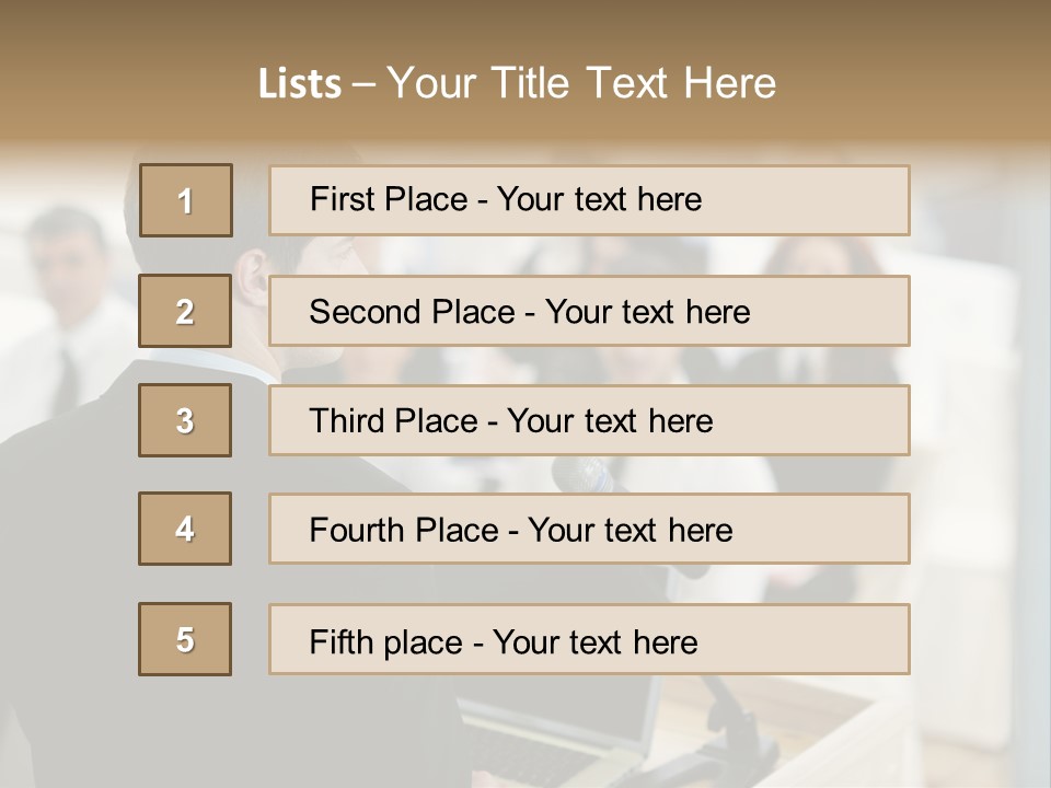 Corporate Executive People PowerPoint Template