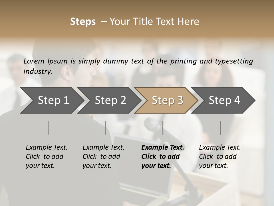 Corporate Executive People PowerPoint Template