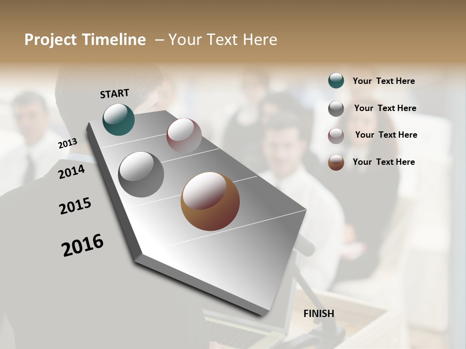 Corporate Executive People PowerPoint Template
