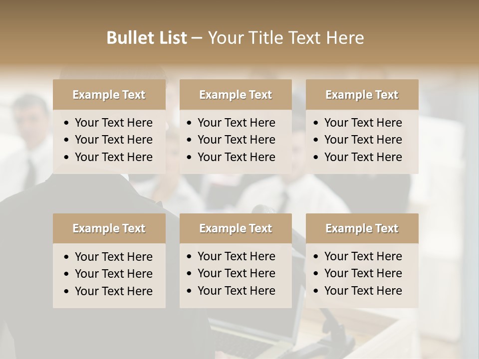 Corporate Executive People PowerPoint Template
