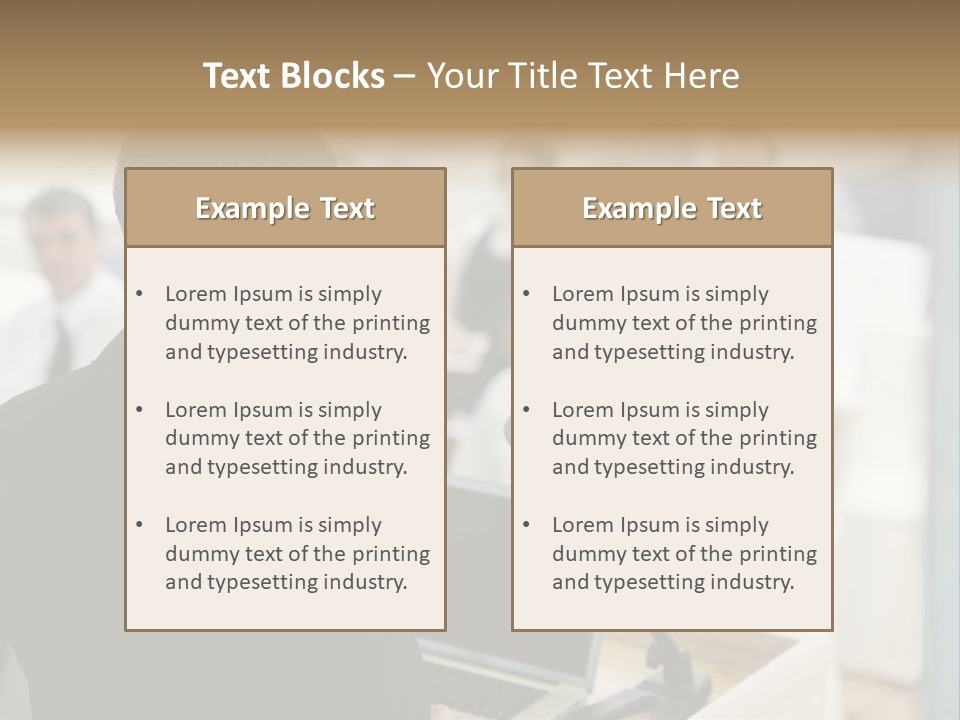 Corporate Executive People PowerPoint Template