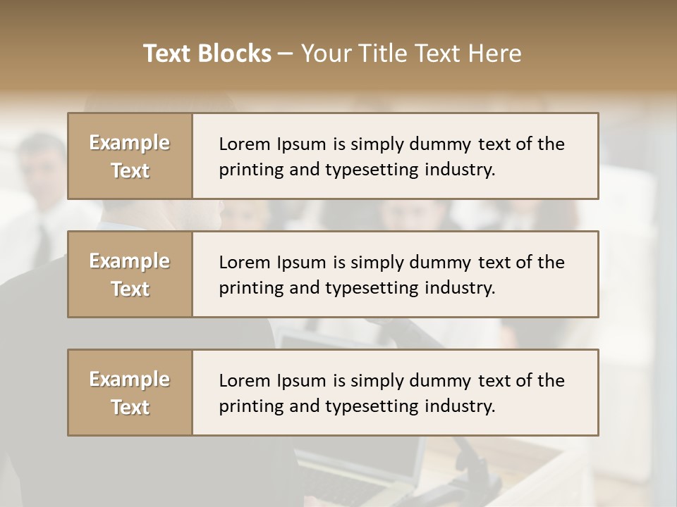 Corporate Executive People PowerPoint Template