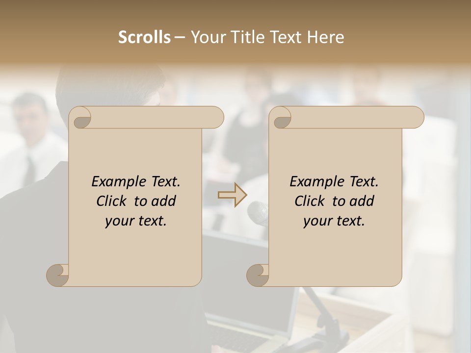 Corporate Executive People PowerPoint Template