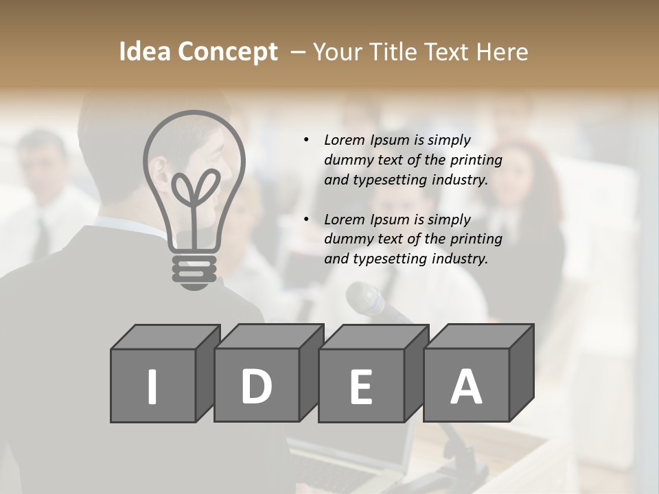 Corporate Executive People PowerPoint Template