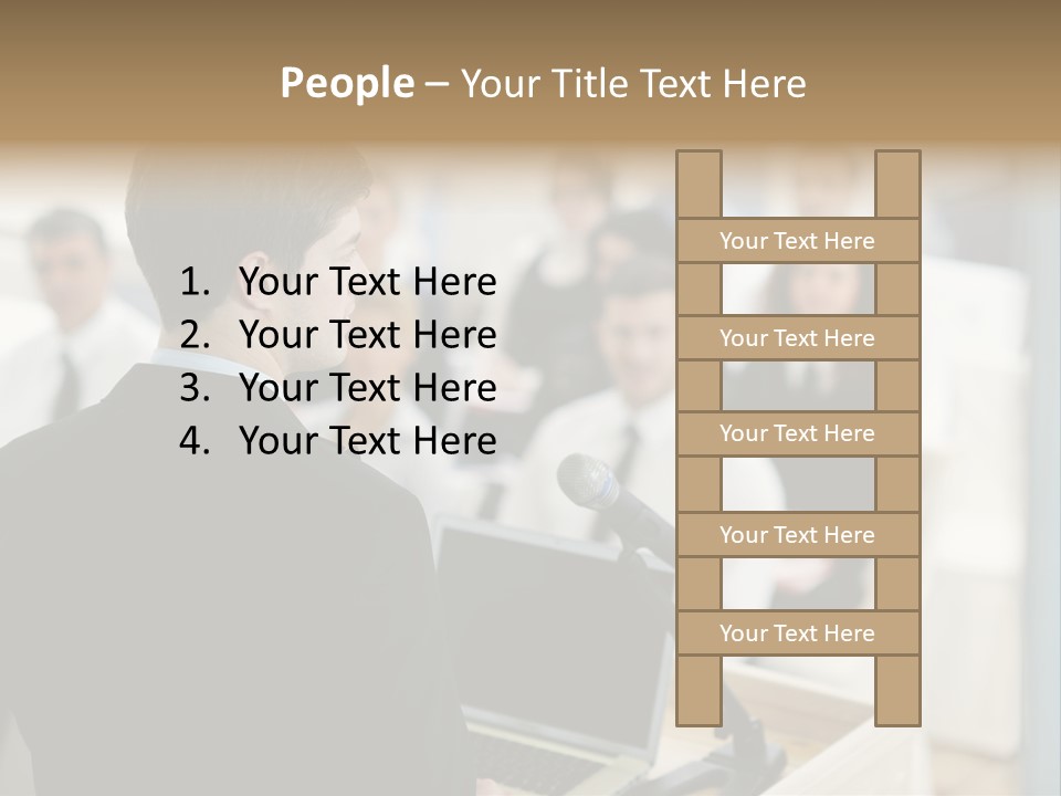 Corporate Executive People PowerPoint Template