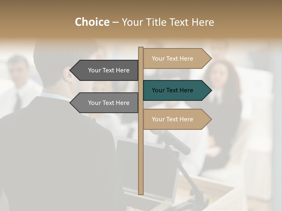 Corporate Executive People PowerPoint Template