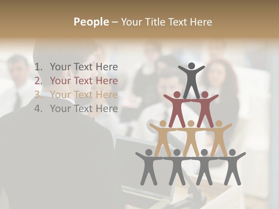 Corporate Executive People PowerPoint Template