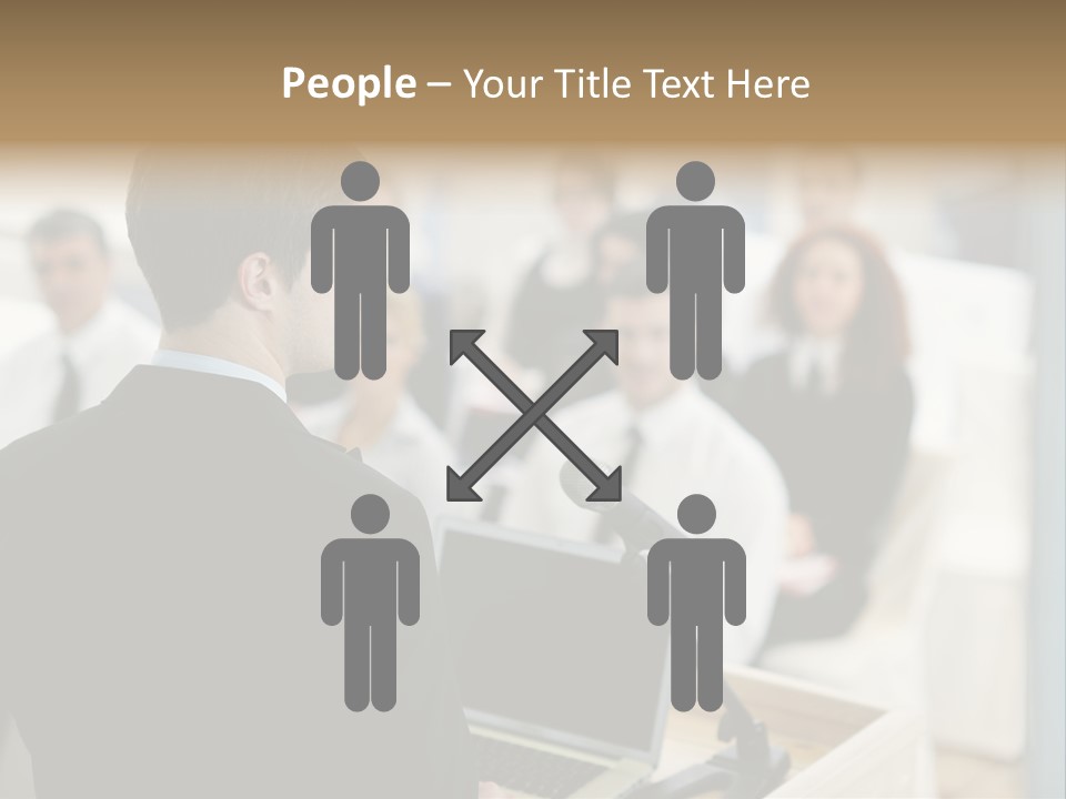 Corporate Executive People PowerPoint Template