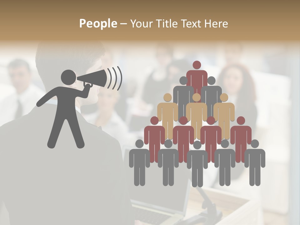 Corporate Executive People PowerPoint Template