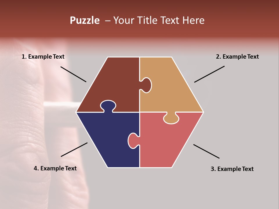 Cool Cancer Fingers PowerPoint Template