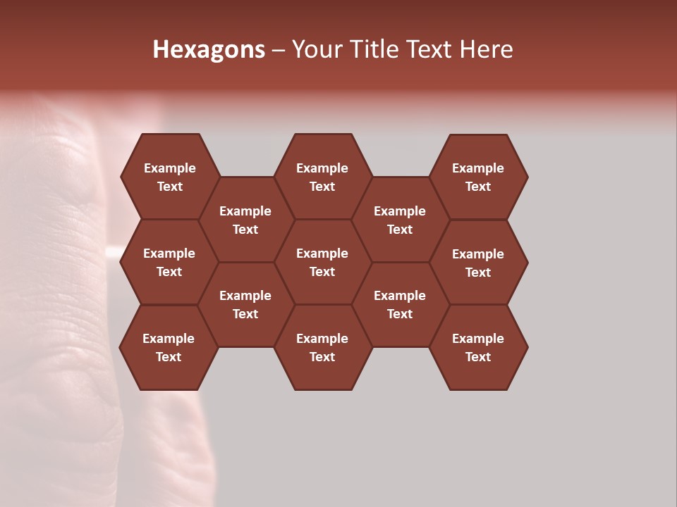 Cool Cancer Fingers PowerPoint Template