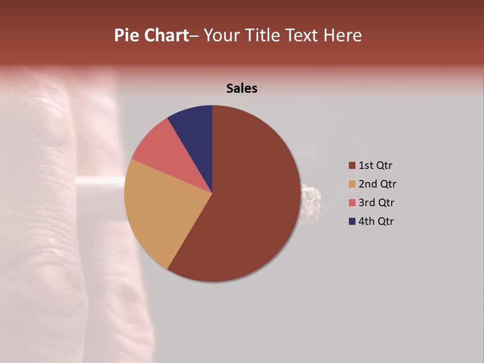 Cool Cancer Fingers PowerPoint Template