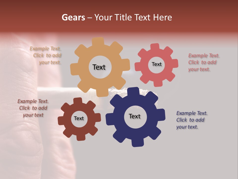 Cool Cancer Fingers PowerPoint Template