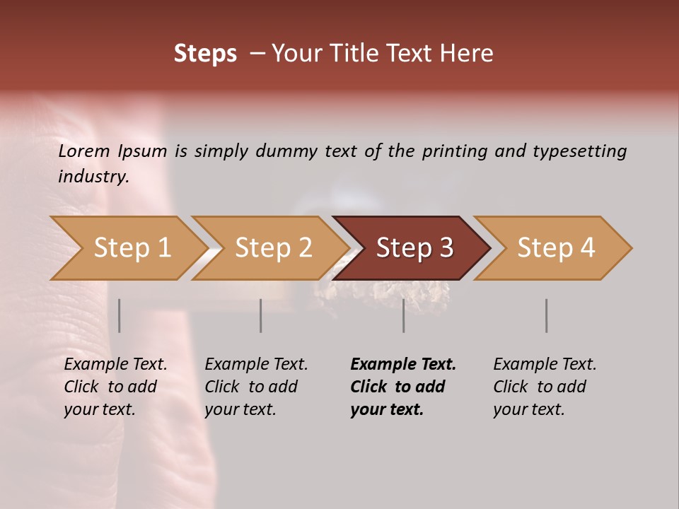 Cool Cancer Fingers PowerPoint Template