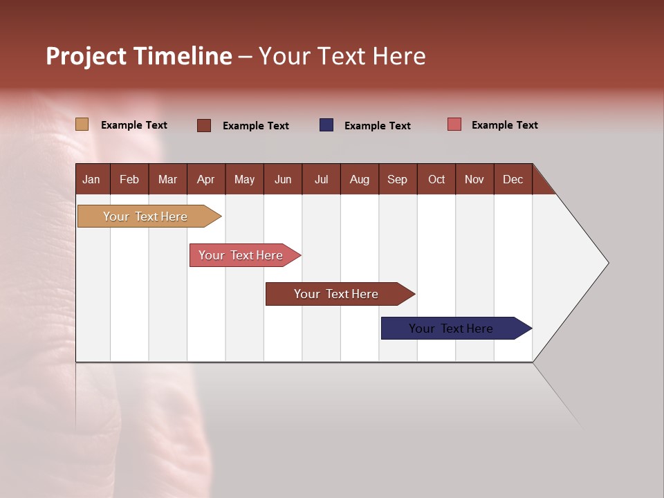 Cool Cancer Fingers PowerPoint Template