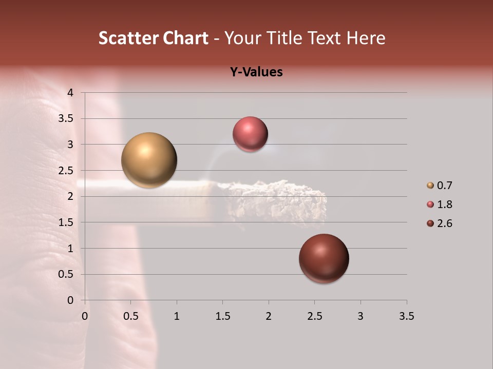 Cool Cancer Fingers PowerPoint Template
