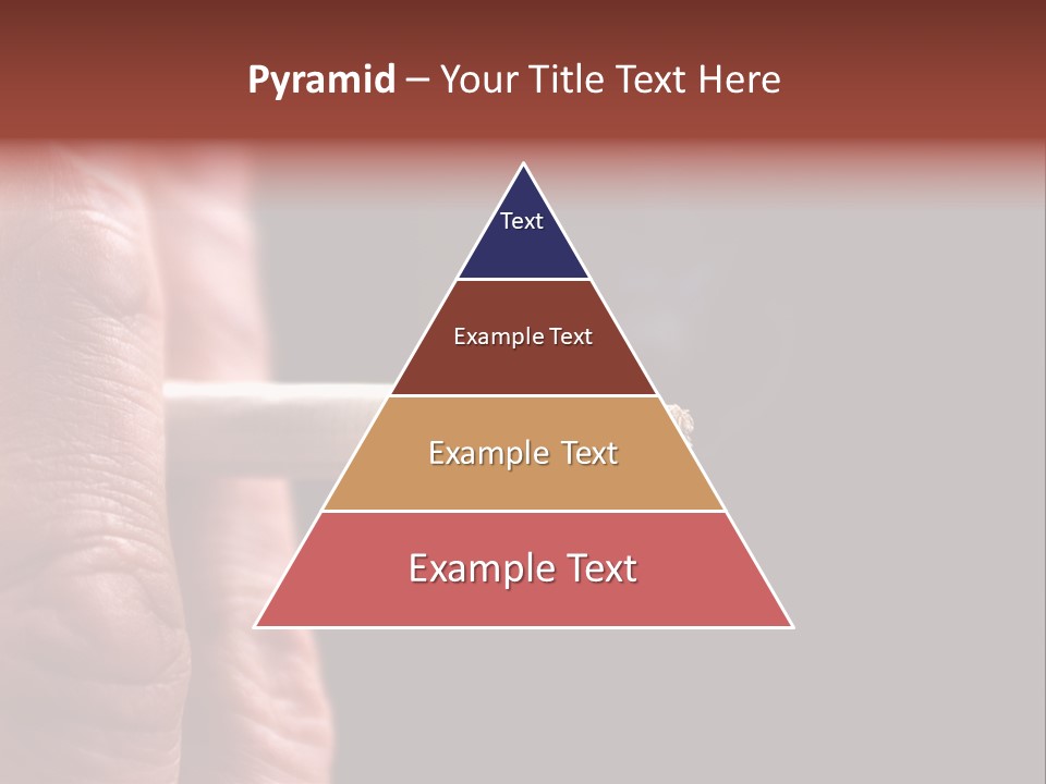 Cool Cancer Fingers PowerPoint Template
