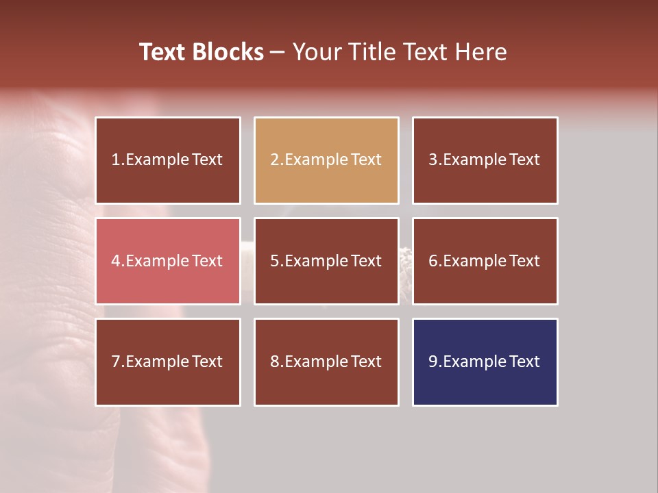 Cool Cancer Fingers PowerPoint Template