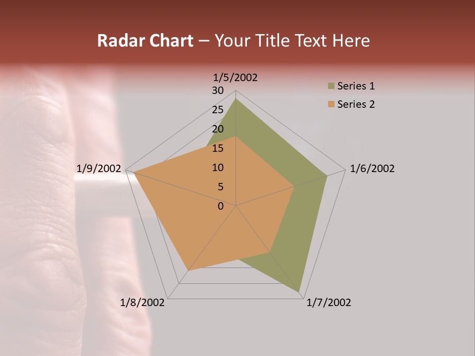 Cool Cancer Fingers PowerPoint Template