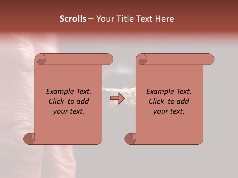 Cool Cancer Fingers PowerPoint Template