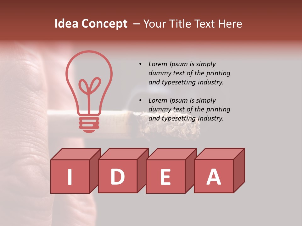 Cool Cancer Fingers PowerPoint Template