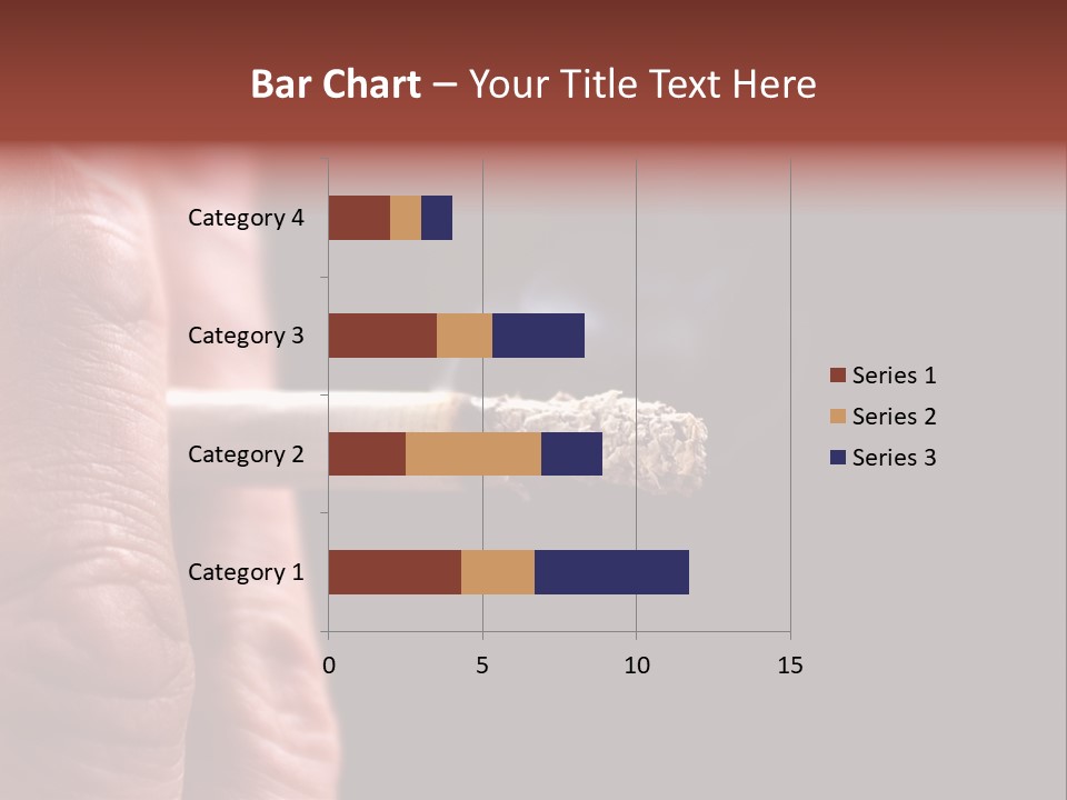 Cool Cancer Fingers PowerPoint Template