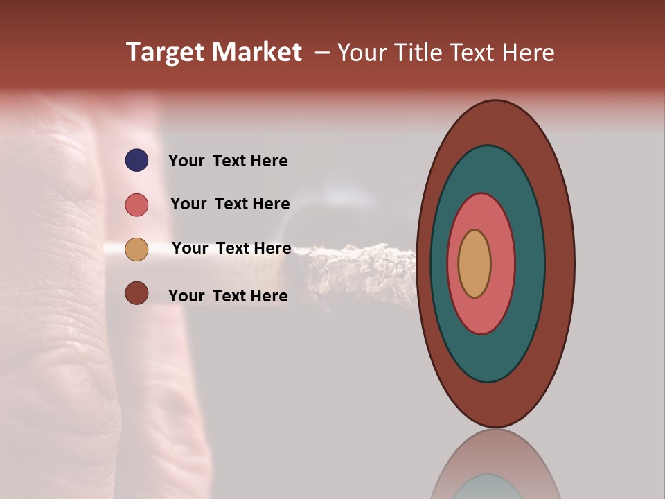 Cool Cancer Fingers PowerPoint Template