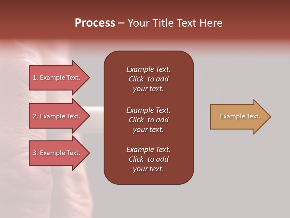 Cool Cancer Fingers PowerPoint Template