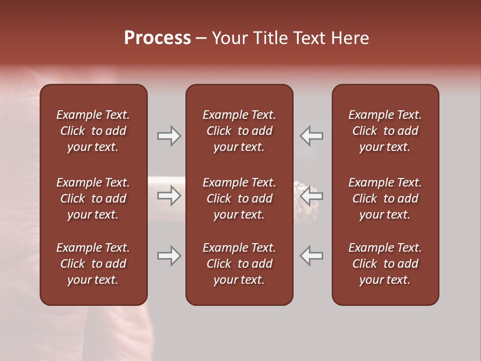 Cool Cancer Fingers PowerPoint Template