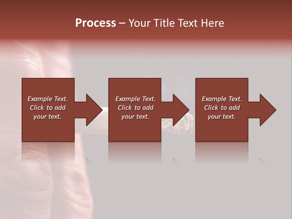 Cool Cancer Fingers PowerPoint Template