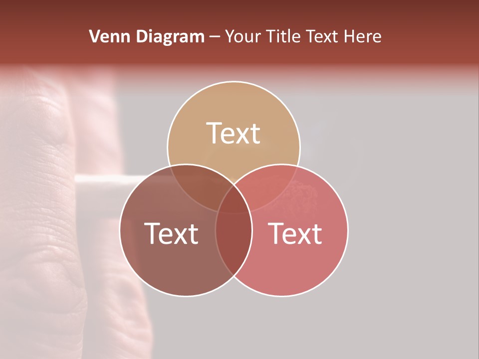 Cool Cancer Fingers PowerPoint Template