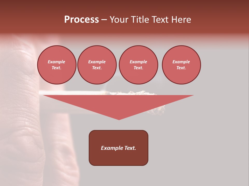 Cool Cancer Fingers PowerPoint Template