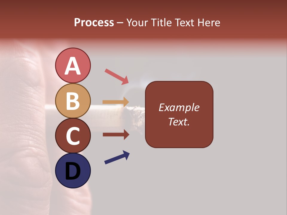 Cool Cancer Fingers PowerPoint Template