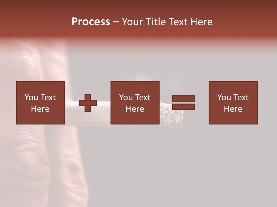 Cool Cancer Fingers PowerPoint Template