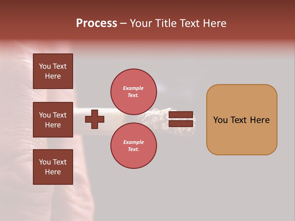 Cool Cancer Fingers PowerPoint Template