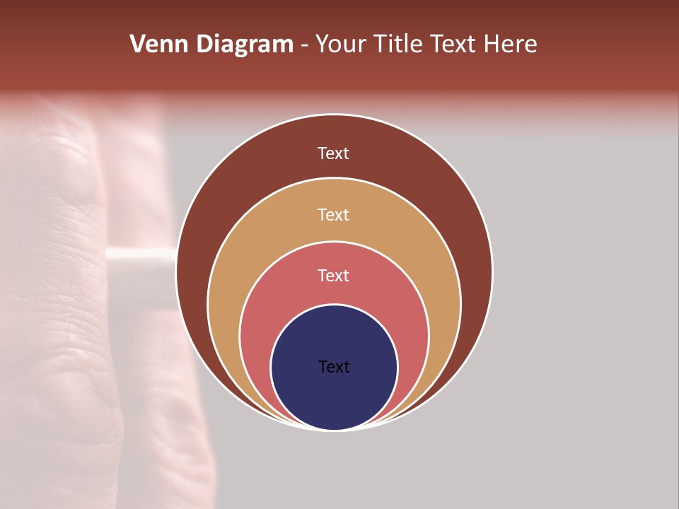 Cool Cancer Fingers PowerPoint Template