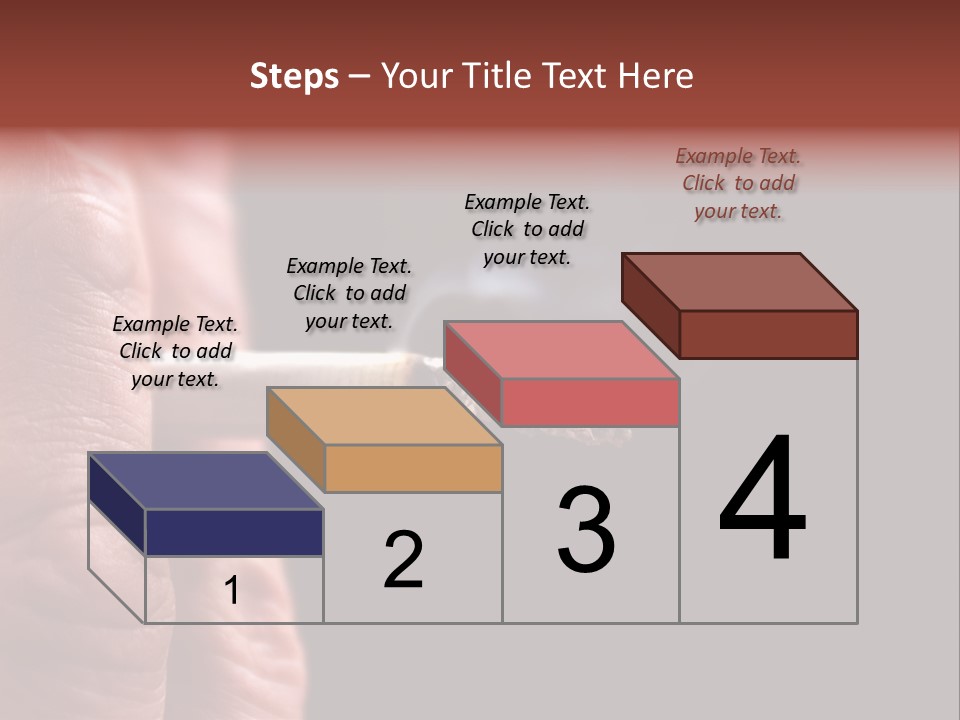 Cool Cancer Fingers PowerPoint Template