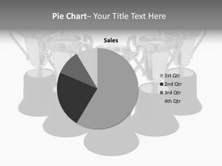 Copy Space Trophy First PowerPoint Template