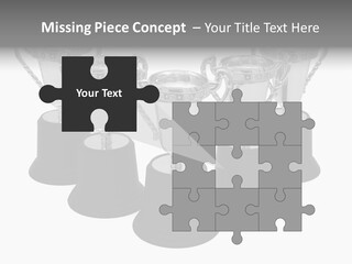 Copy Space Trophy First PowerPoint Template