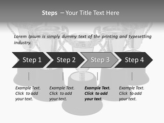 Copy Space Trophy First PowerPoint Template