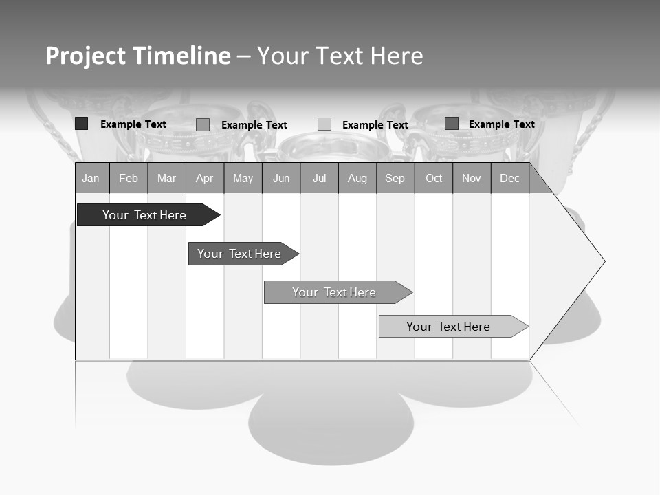 Copy Space Trophy First PowerPoint Template