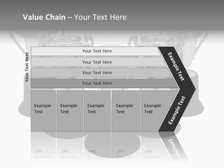 Copy Space Trophy First PowerPoint Template