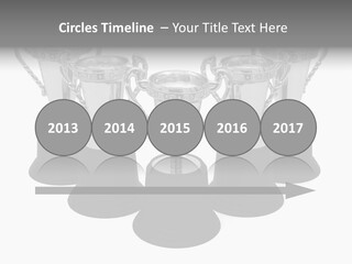 Copy Space Trophy First PowerPoint Template