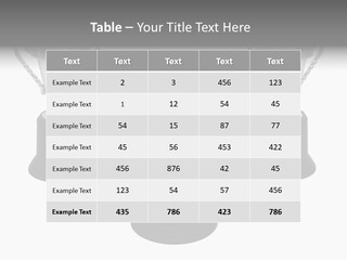 Copy Space Trophy First PowerPoint Template