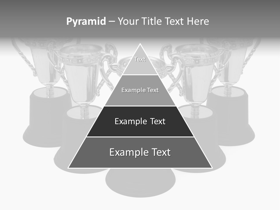 Copy Space Trophy First PowerPoint Template